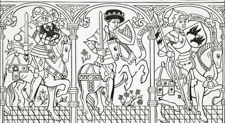 Josua, König David und Judas Makkabäus, 1878