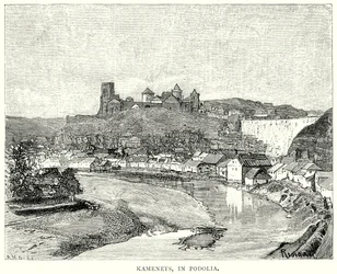 Kamenets, in Podolien (Gravur)