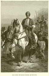 Kara Fatima, die kurdische Prinzessin, und ihr Gefolge