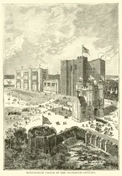 Kenilworth Castle im sechzehnten Jahrhundert