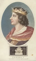 König Eduard V. von England (Farbstich)