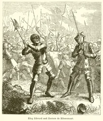 König Edward und Eustace de Ribeaumont