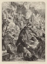 Weihnachten des Königs Gute Laune