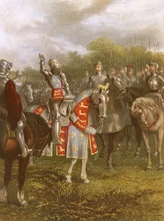 König Heinrich V. bei Agincourt