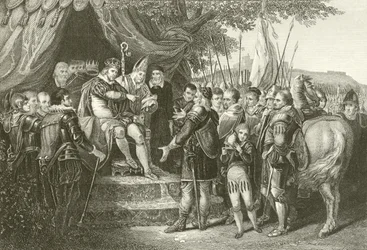 König Johann ratifiziert die Magna Carta