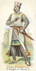 Ritter, König Heinrich I. (Chromolithografie)