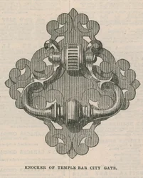 Türklopfer des Temple Bar Stadttors