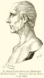 L. Julius Ursus Servianus, Hadrians Schwager. (Visconti, Iconog. Rom., i. pl. 139)