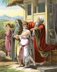 Laban segnet Rebekka