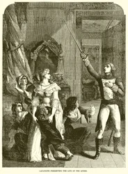 Lafayette rettet das Leben der Königin