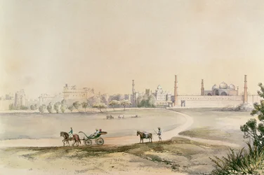 Lahore vom alten Rennplatz, aus 