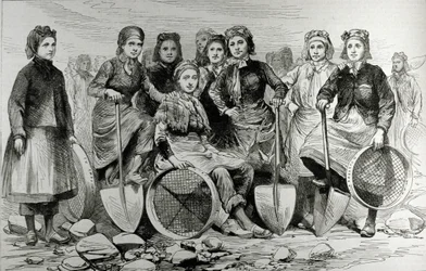 Lancashire Pit-Brow Frauen, aus 