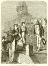 Ankunft der Prinzessin Carolina von Braunschweig in Greenwich