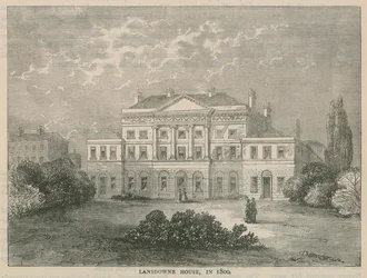 Lansdowne House, Berkley Square, im Jahr 1800