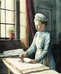 Wäscherin, ca. 1880