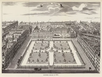 Leicester Square im Jahr 1700
