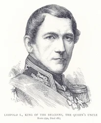 Leopold I., König der Belgier, der Onkel der Königin