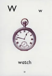 Buchstabe W, Uhr