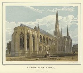 Lichfield Kathedrale, Nordostansicht