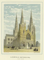 Lichfield Kathedrale, Westfassade