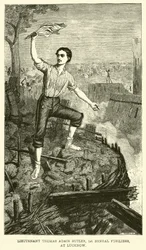 Leutnant Thomas Adair Butler, 1. Bengalische Füsiliere, in Lucknow