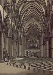 Lincoln Kathedrale, Schiff, Blick nach Osten