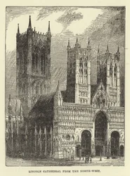 Lincoln Kathedrale von Nordwesten