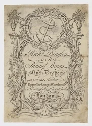 Leinenhändler, Bingley & Bragg, Visitenkarte