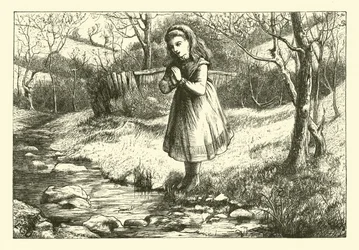 Kleine hüpfende Joan