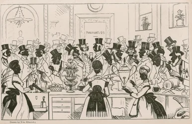 Londoner Silhouetten - Londoner Bars