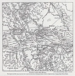 London vor den Häusern