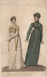 Londoner Abendkleid und Morgenreitkleid