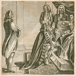 Lord Oxford tritt als Lord High Treasurer zu Königin Anne zurück