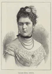 Madame Etelka Gerster (Gravur)