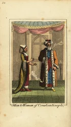 Mann und Frau aus Konstantinopel, Osmanisches Reich