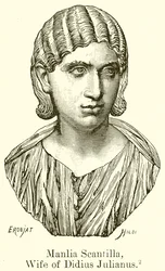 Manlia Scantilla, Ehefrau von Didius Julianus