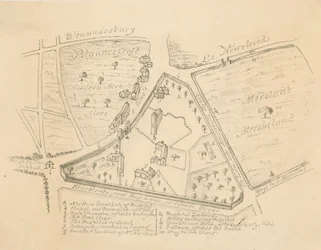 Karte der Pfarrei St Giles in the Fields, London