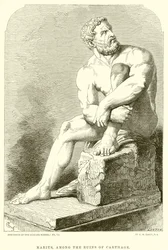 Marius unter den Ruinen von Karthago