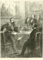 Marschall Leboeuf im Rat, 1870