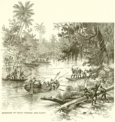 Massaker an Diego Tristan und seiner Gruppe