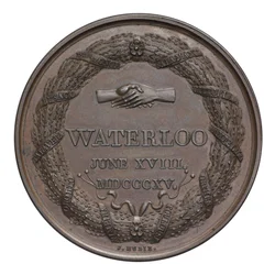 Medaille zur Erinnerung an die Schlacht von Waterloo