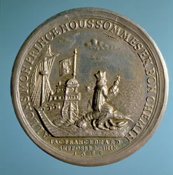 Medaille zur Geburt von Prinz James (1688-1766), 1688