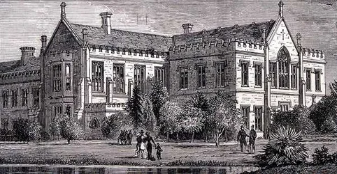 Universität Melbourne, Melbourne, Australien, aus 