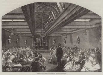 Konzertsaal von Messers Collard in der Grosvenor Street