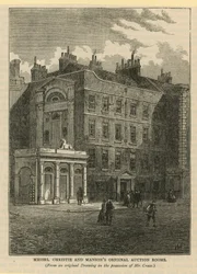 Die Original-Auktionsräume von Messrs Christie und Manson