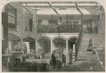 Messrs Gilbeys Weinläden in der Titchfield Street