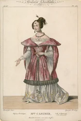 Mme Casimir in der Rolle der Antonia, Opera Comique