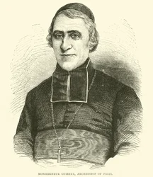Monseigneur Guibert, Erzbischof von Paris, Mai 1871