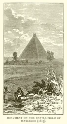 Denkmal auf dem Schlachtfeld von Waterloo (1815)