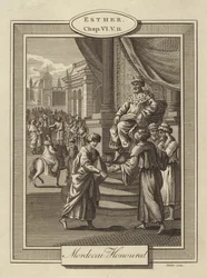 Mordechai geehrt, Esther, Kapitel VI, Vers 11